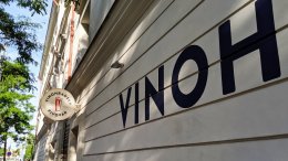 Exterior of Vinohradský Pivovar in Prague’s Vinohrady neighbourhood