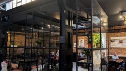 Interior of Vnitroblock in Prague.