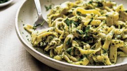Image for frugal fennel-frond pesto and pasta recipe from The Zero-Waste Chef