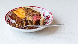 Photos by Ingrid Kuenzel. Chef Karine Moulin's modern fruitcake recipe