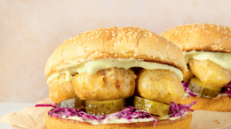 Image for Lauren Toyota’s fried artichoke sandwich