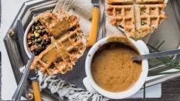 Image for Lauren Toyota&#039;s waffle-topped cottage pie