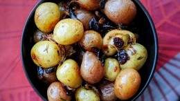 Image for Lemon and cranberry roasted potatoes