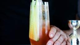 Image for The Lobby Lounge and Raw Bar's Over the Rainbow cocktail