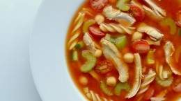 Image for Mediterranean chicken noodle soup