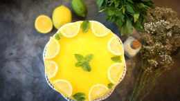 Image for No-bake Lemon Cheesecake recipe from the Cooking with Mamma Marzia cookbook