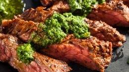 Urban Butcher flank steak with chimichurri