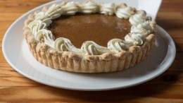 Image for Railtown Catering&#039;s pumpkin pie with Chantilly cream