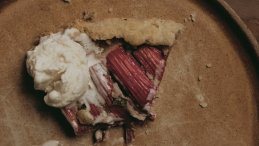 Image for Rhubarb galette with frangipane from the Peak Season cookbook