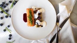 Image for Cibo's Salmon and Blueberry infused Vinegar