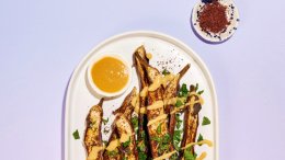 Image for Weekend recipe: Sumac roasted eggplant with maple tahini dressing from 'Plant Magic'