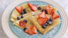 Image for Twin Kennedy's vanilla berry crepes