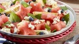 Image for Watermelon and tomato panzanella