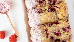 Image for Holiday baking recipe: White chocolate raspberry scones