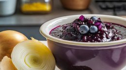 Image for Holiday recipe: Wild blueberry and onion chutney