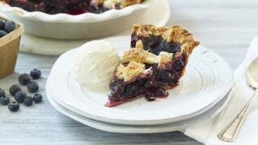 Image for B.C. blueberry lattice top pie