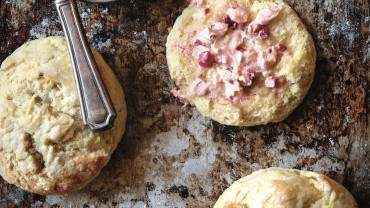 Image for Red Fife honey scones from Cedar and Salt cookbook