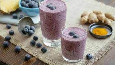 Image for Blueberry pineapple ginger smoothie