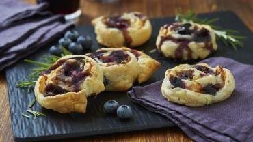 Image for Savoury scroll biscuit with B.C. blueberries