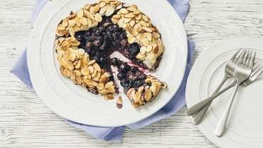 Image for B.C. blueberry galette with almond crust