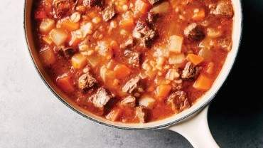 Image for Claire Tansey&#039;s beef and barley soup