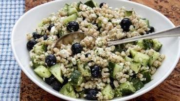 Image for Mairlyn Smith's blueberry salad with barley and dill