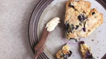 Image for Marcella DiLonardo&#039;s chamomile blueberry scones from Bake the Seasons cookbook