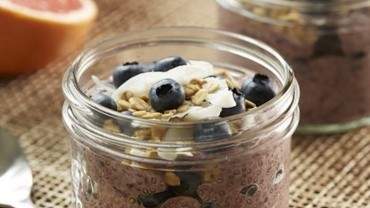 Image for Coconut chia pudding with grapefruit and B.C. blueberries