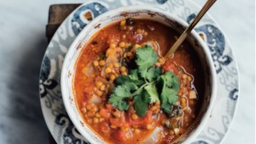 Image for Curried lentil soup from the More Mandy’s cookbook