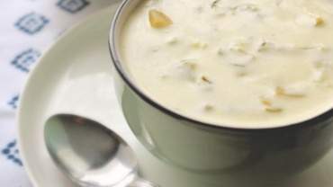 Image for Dill pickle and leek soup