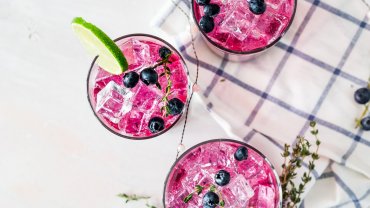 Image for Summer drink recipe: Wild Blueberry Baselito
