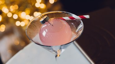 Image for Holiday cocktail recipe: Comet's Cosmo by Q Bar at Fairmont Empress