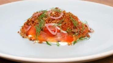 Image for Jamie Harling&#039;s gin and juniper cured chinook salmon