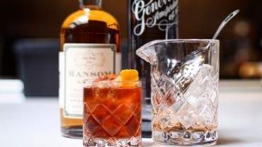 Wishbone's gin Old Fashioned cocktail