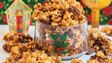 Image for Holiday recipe: Nutty caramel popcorn from Karlynn Johnston's new cookbook