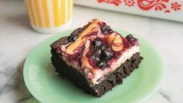 Image for Karlynn Johnston's saskatoon cheesecake brownies