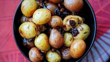 Image for Lemon and cranberry roasted potatoes