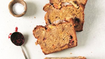 Image for This recipe for PB&J banana bread from the 'Crust' cookbook is very delicious