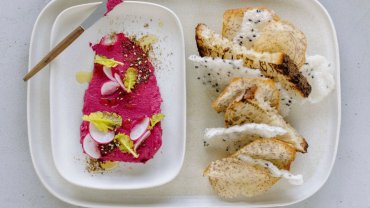 Image for Roasted beet baba ghanoush from the 'Okanagan Eats' cookbook