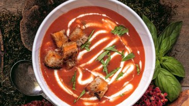 Image for Try this recipe for roasted tomato soup with sumac from the 'Taste Buds' cookbook