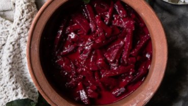 Image for Beetroot curry recipe from Milk, Spice and Curry Leaves cookbook