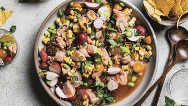 Image for Steelhead ceviche from the Caesar Country cookbook