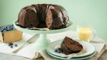 Image for Blueberry chocolate stout bundt cake
