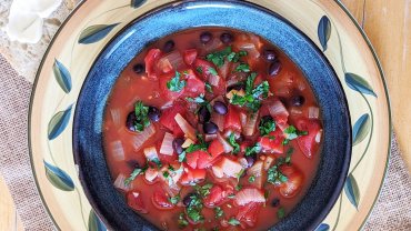 Image for Tomato and bean soup from the One Bowl at a Time cookbook
