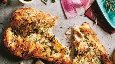 Image for Pecorino Focaccia Bianca from Toronto Eats cookbook
