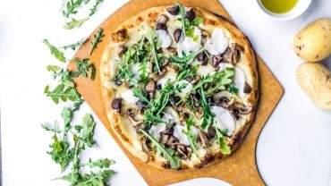 Image for Virtuous Pie&#039;s SuperFunghi pizza