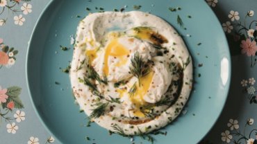 Image for Whipped feta Turkish eggs from the Eat, Habibi, Eat! cookbook