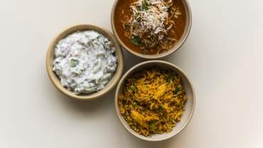 Wildebeest lamb belly rogan josh. Photo by Jonathan Norton.