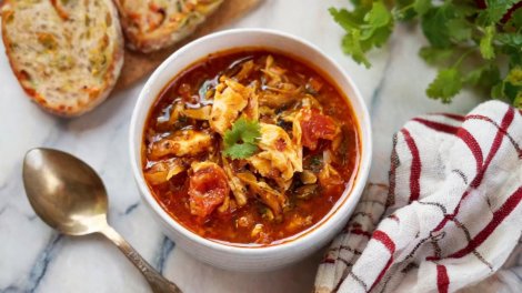 Image for Try this easy recipe for barbecue chicken and green bean soup