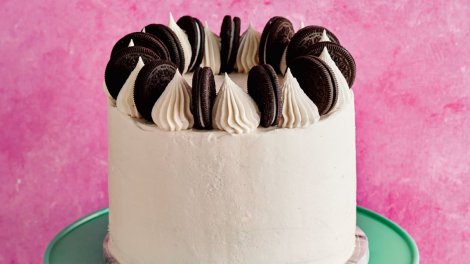 Image for Try this fun cookies and cream cake recipe from the 'Plantcakes' cookbook
